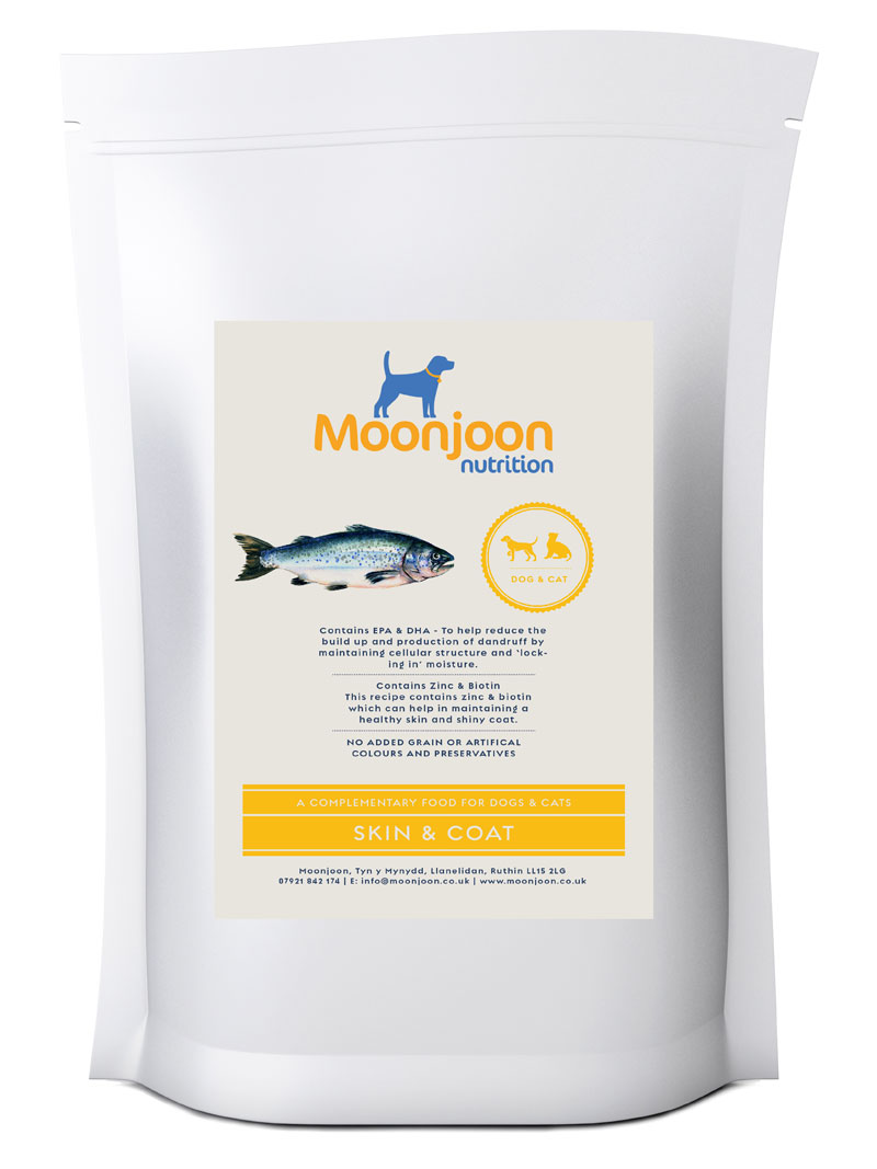 Moonjoon Nutrition skin and coat dog treats